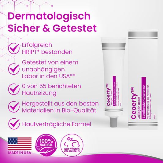Ceoerty™ Collagen Boost Straffende Halscreme