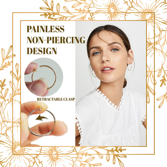 Mega Clip-On Hoop Earrings