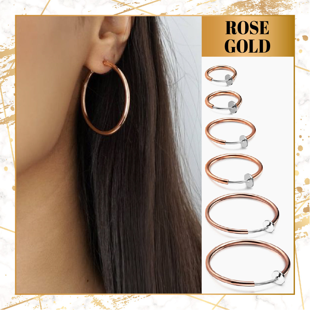 Mega Clip-On Hoop Earrings