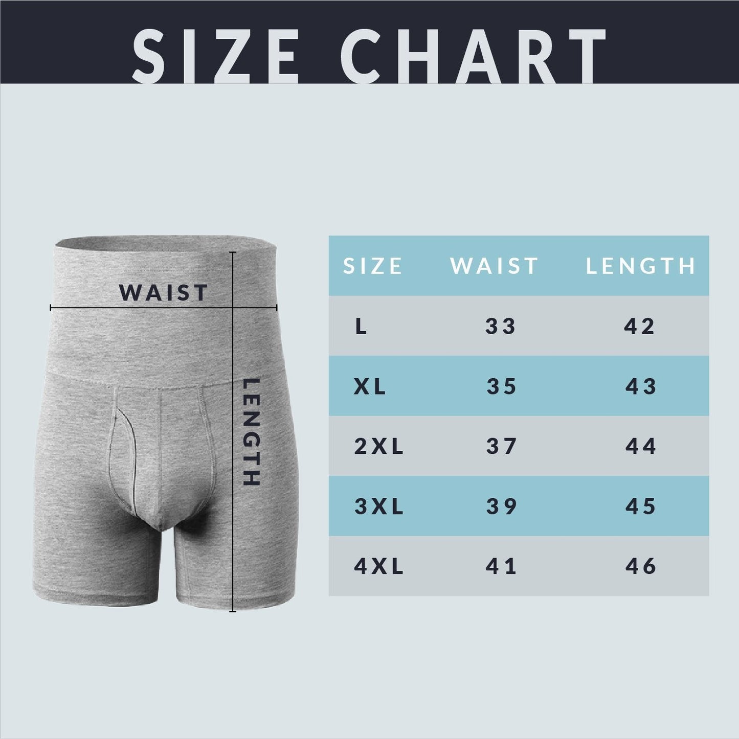 Men's Hi-Waist Breathable Boxer