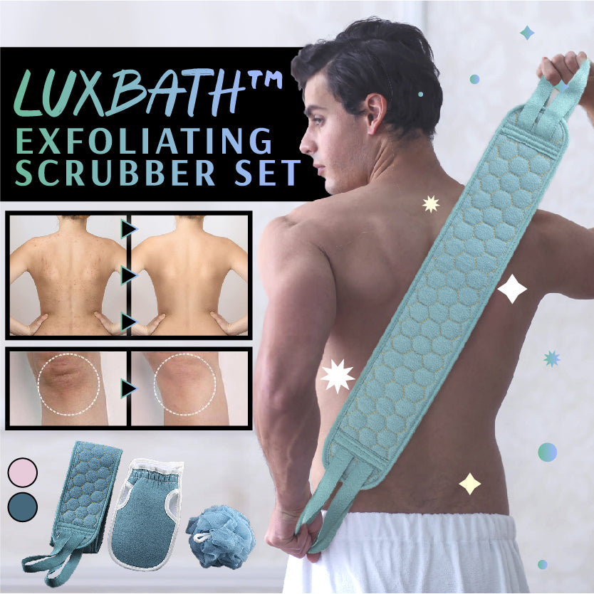 LuxBath™ Exfoliating Scrubber Set