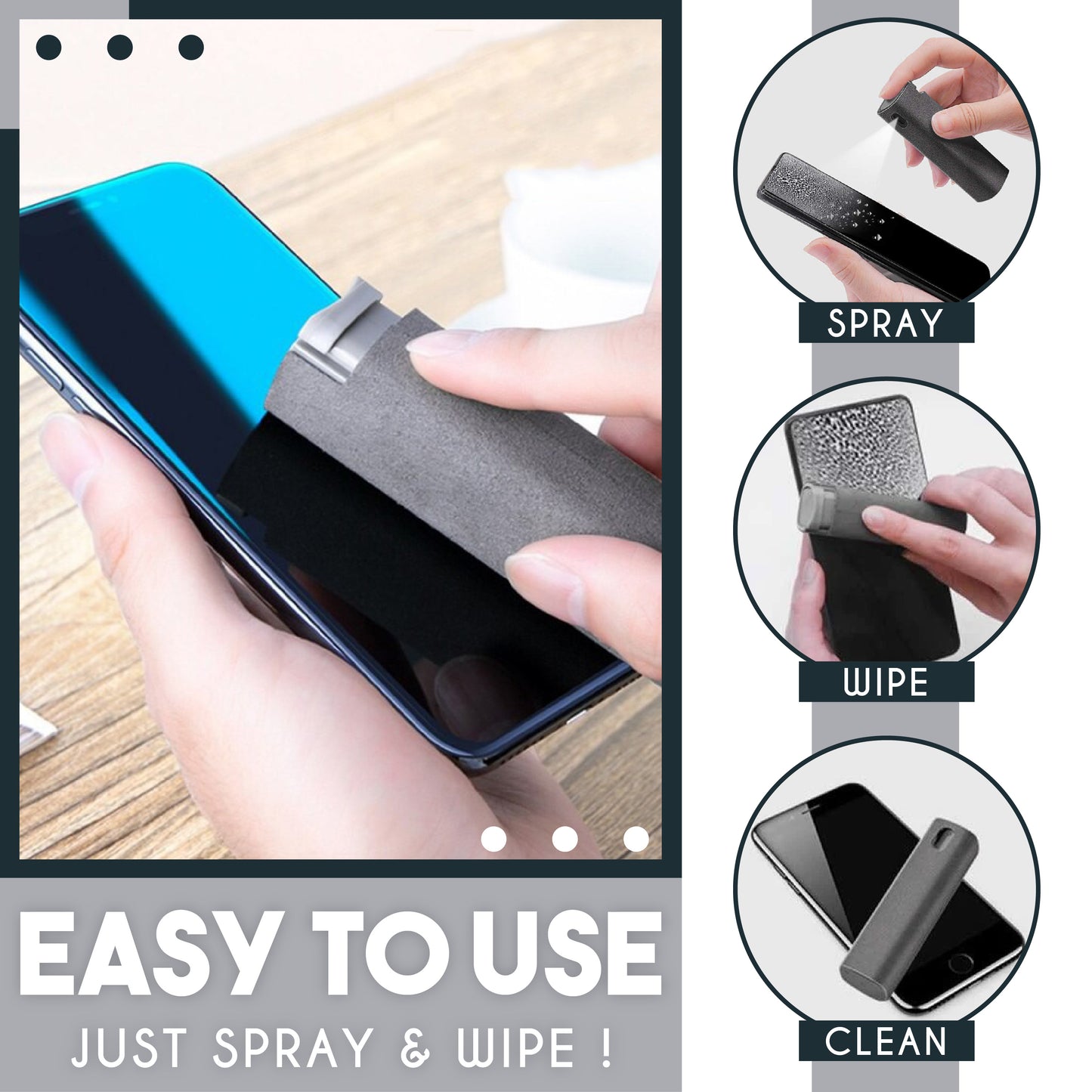 Portable Phone Screen Cleaner