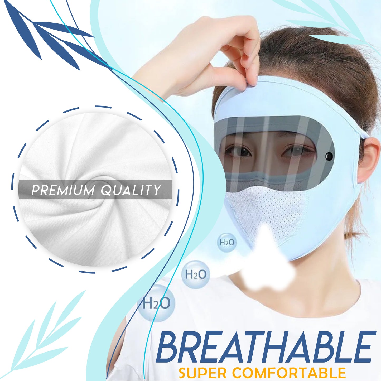 Anti-UV Clear Vision Face Shield