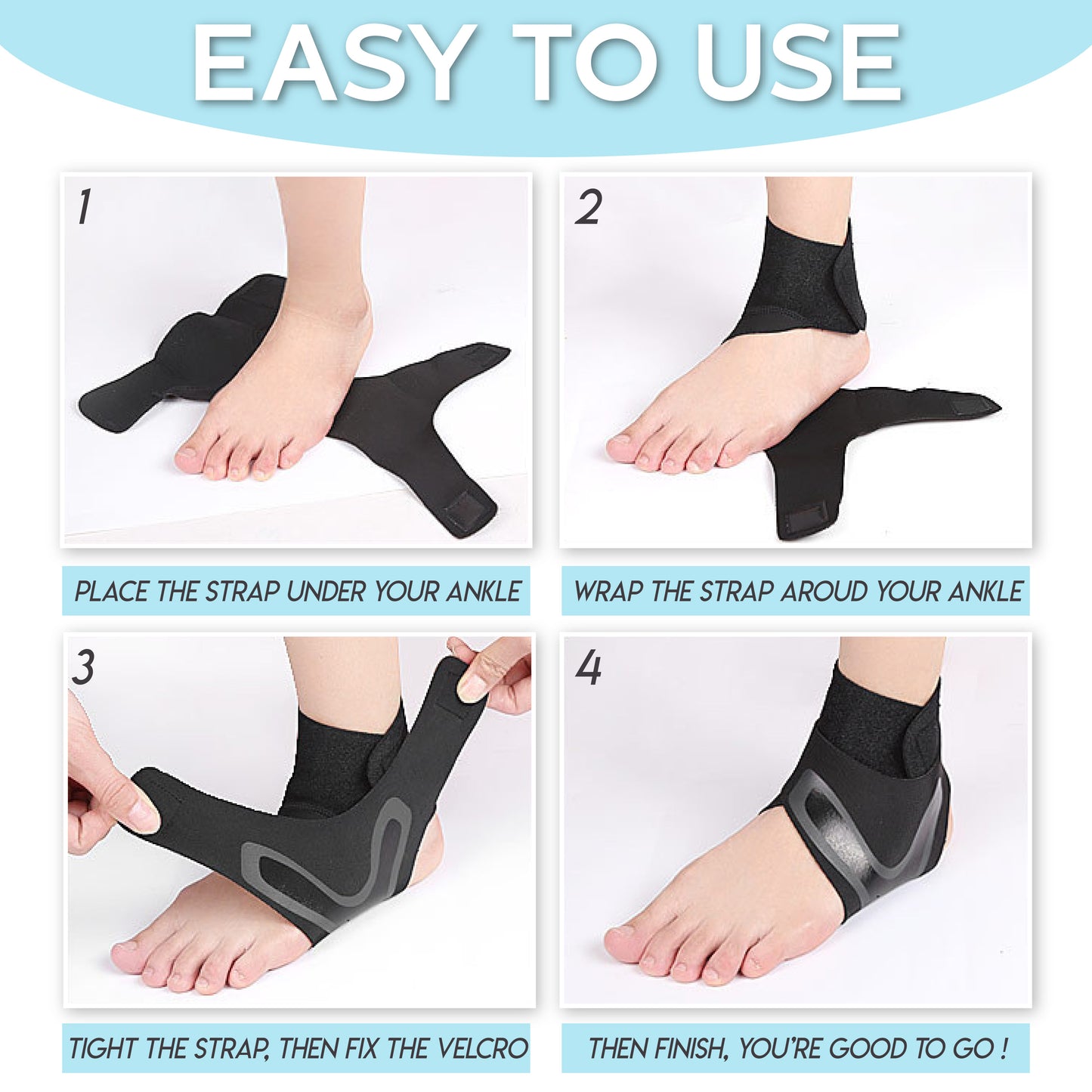 Adjustable Ankle Compression Brace