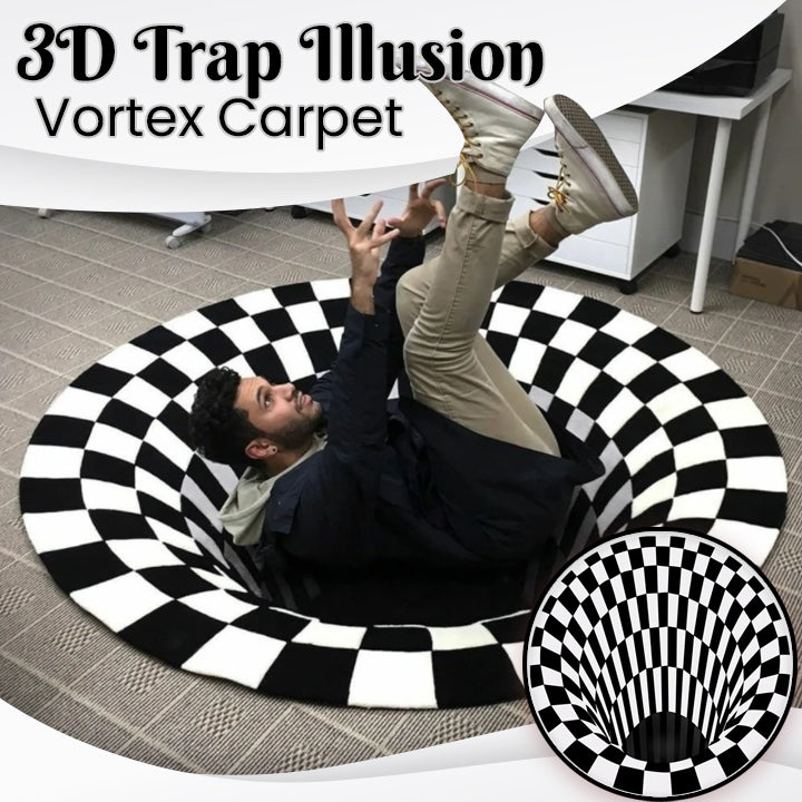 3D Trap Illusion Vortex Carpet