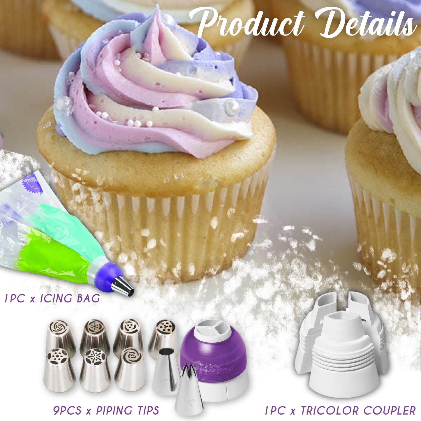 Tri-Color Coupler Icing Set