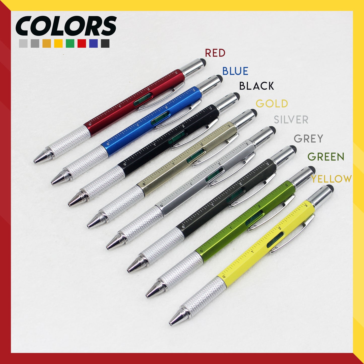 6 in 1 Multi-Use Stylus Pen