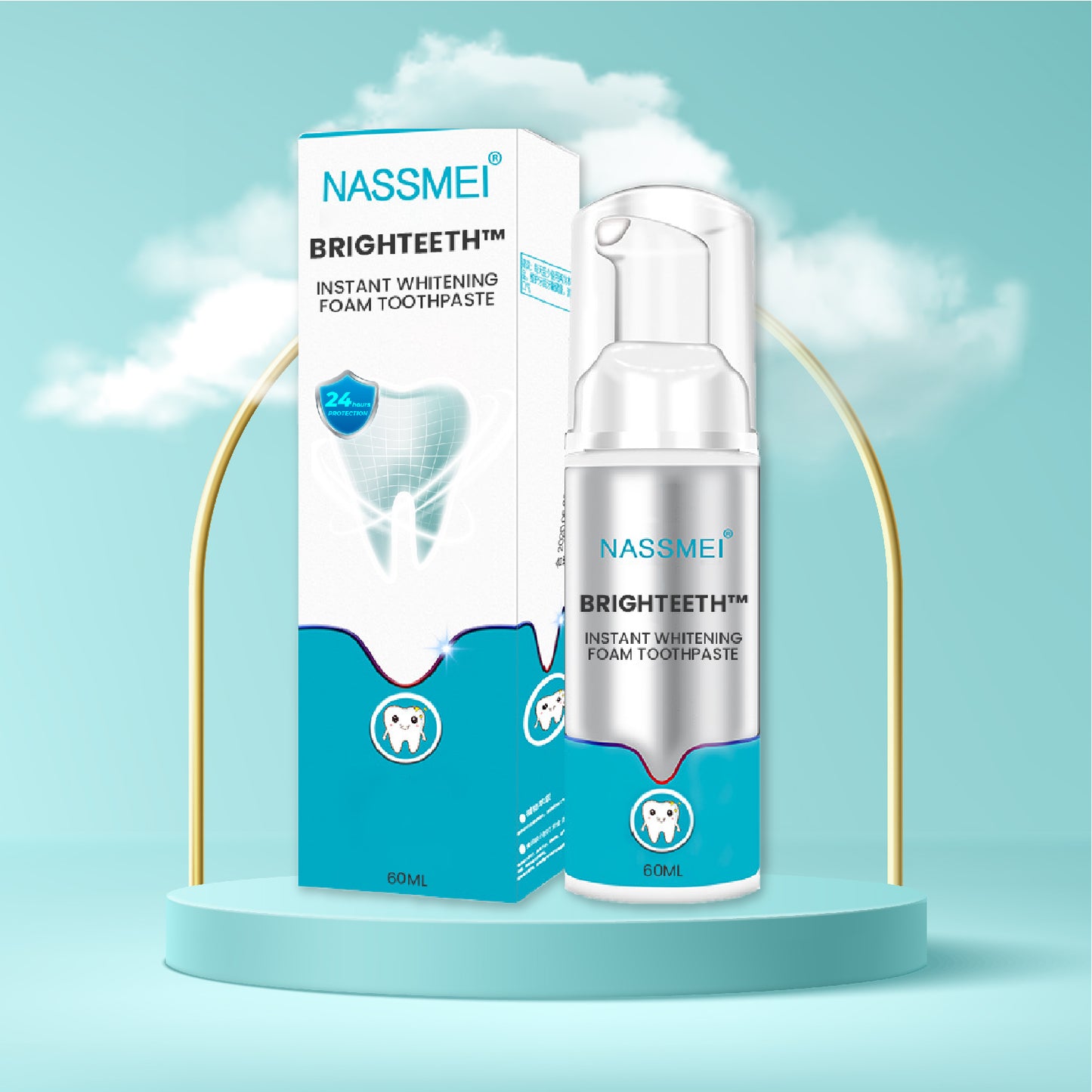 BrighTeeth™ Instant Whitening Foam Toothpaste