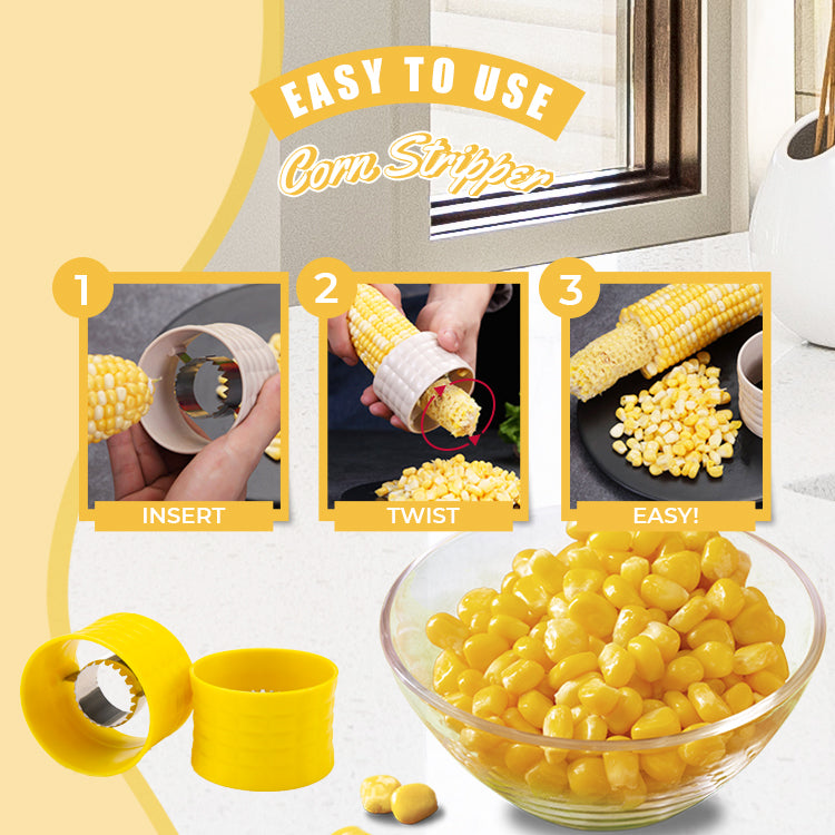 Easy-Peel Corn Cob Stripper