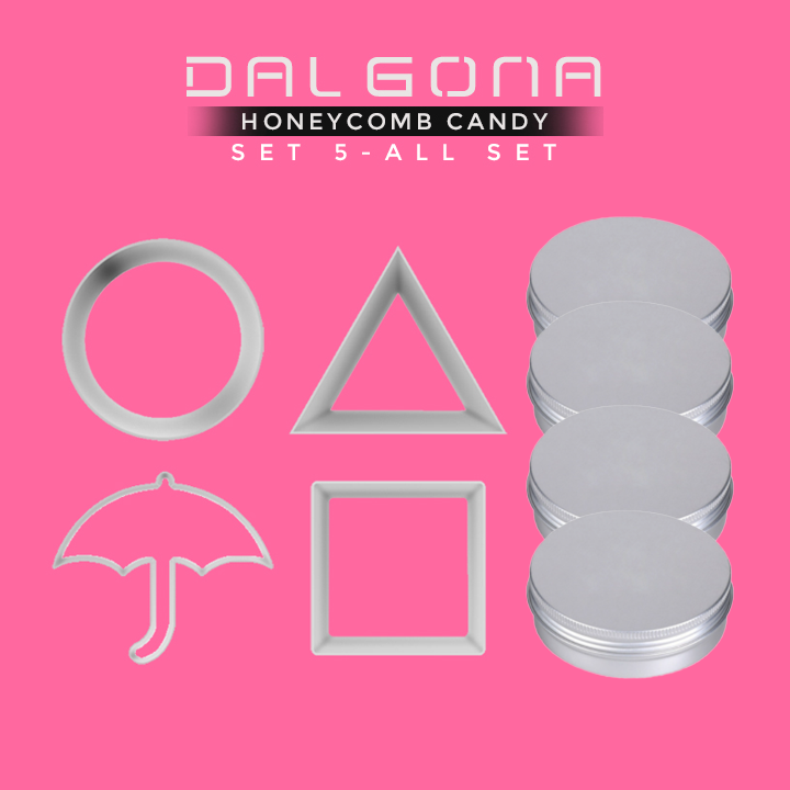 Dalgona Honeycomb Candy Mold