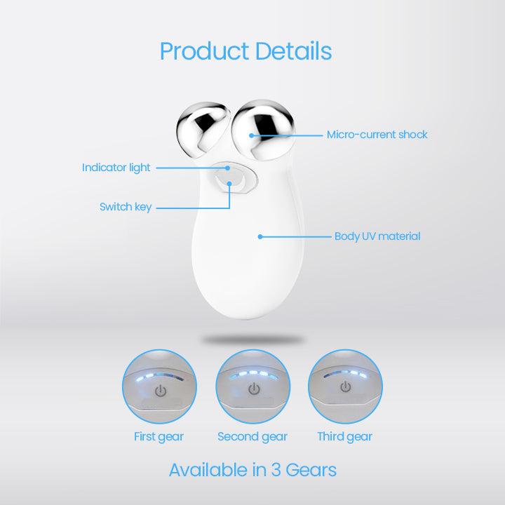 PARISBEAUTY™ Mini Microcurrent Facial Toning Device