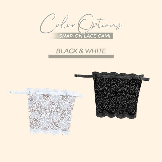 Anti Peep Snap-On Lace Cami