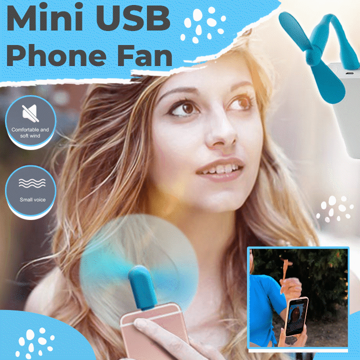 Mini USB Phone Fan (3pcs)