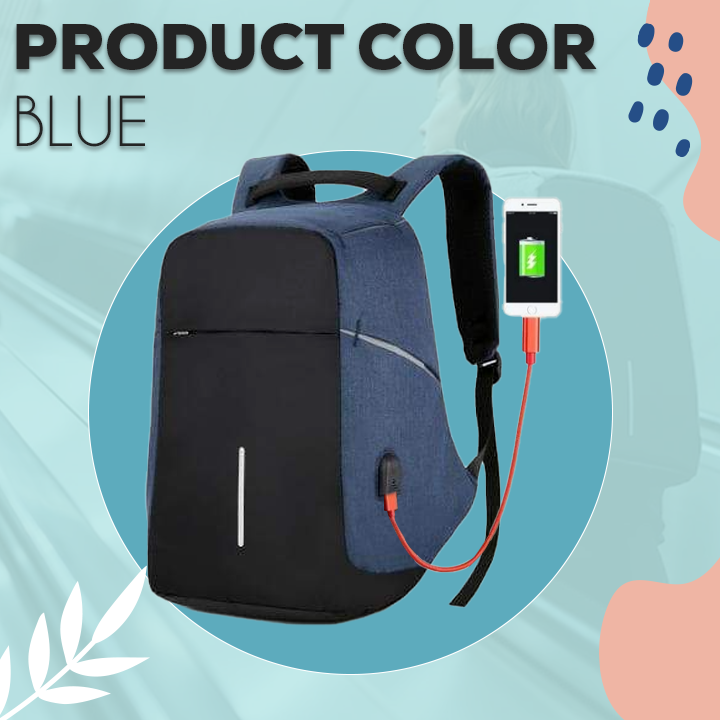 Anti-Theft USB Backpack