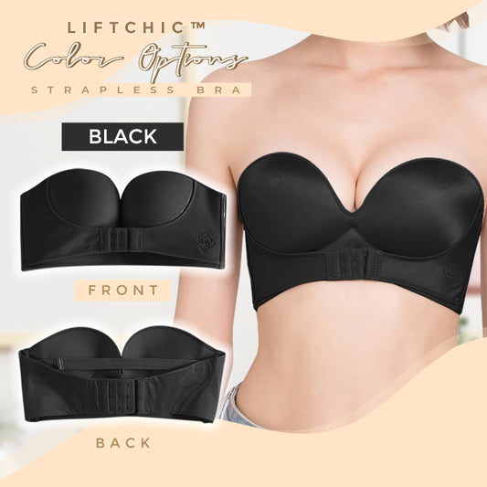 LiftChic™ Front Buckle Strapless Bra
