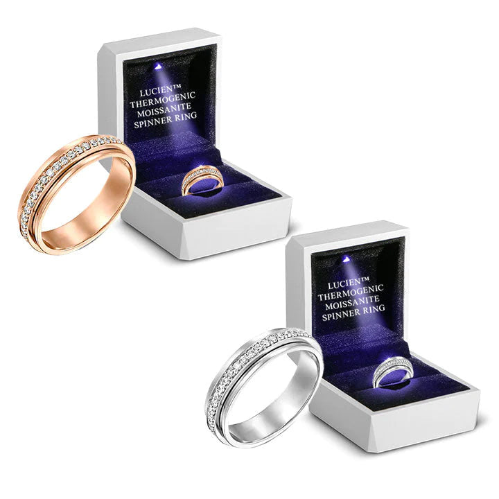 LucienPRO™ Thermogenic Moissanite Spinner Ring