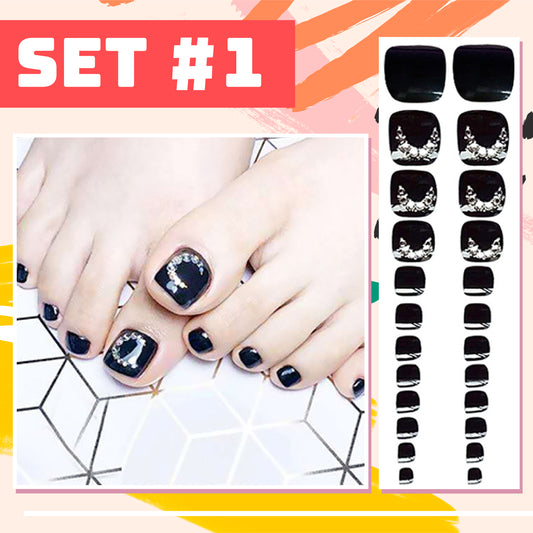 Easy Press On Gel Toe Nail