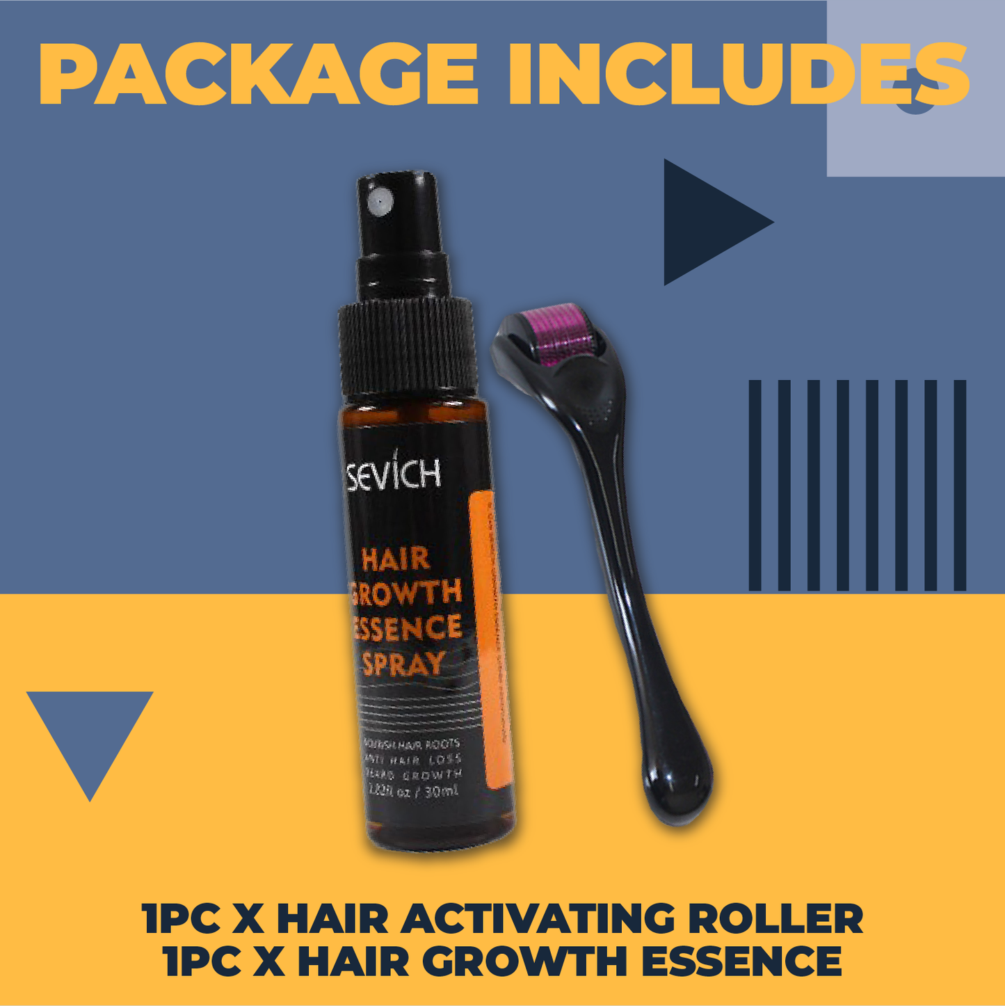 Hair+ Regrowing Essence & Roller Kit
