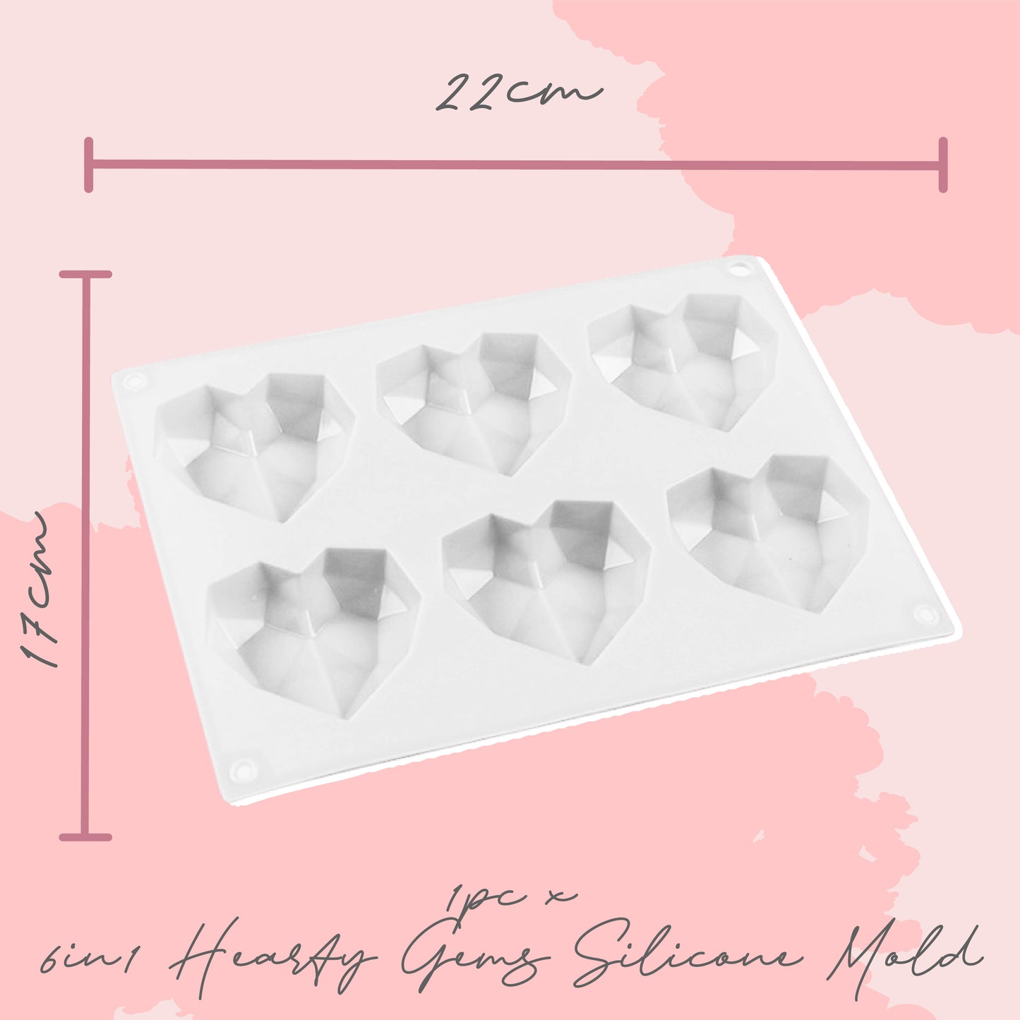 Hearty Gems Silicone Mold