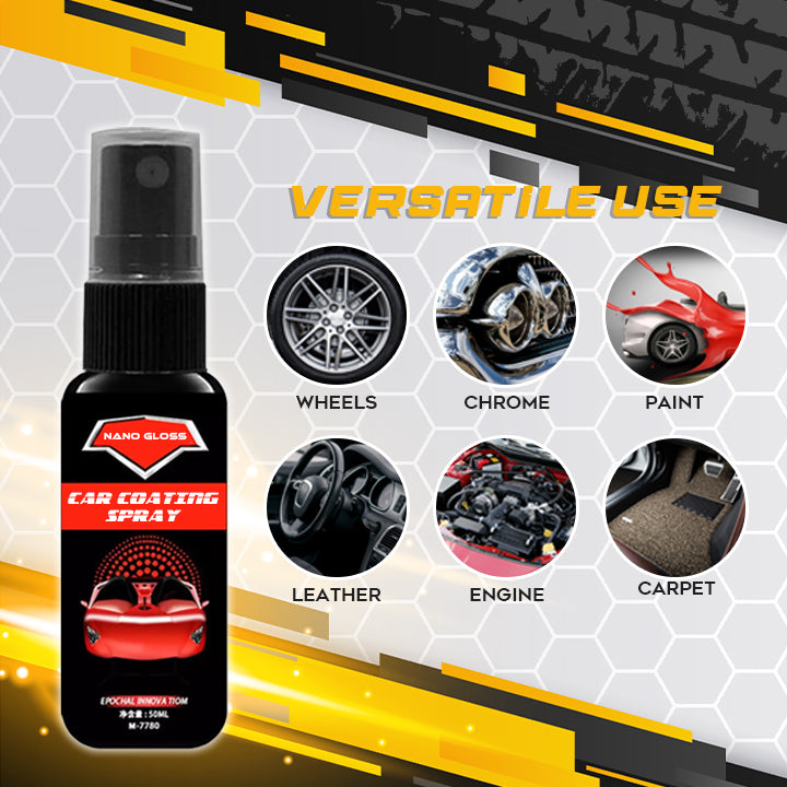 NanoGloss™ Hydrophobic Car Coating Spray