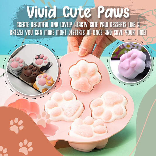 Cute Cat Paw Silicone Mold
