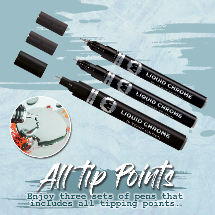 Glossy Liquid Chrome Marker