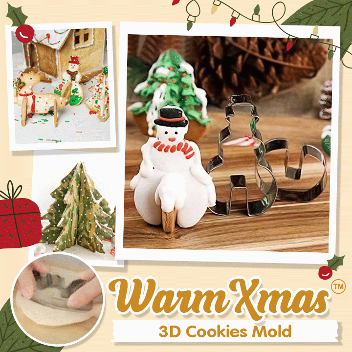 WarmXmas™ 3D Cookies Mold