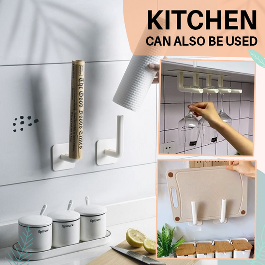 Multi-Purpose Nano Adhesive Hooks (2 Pairs)