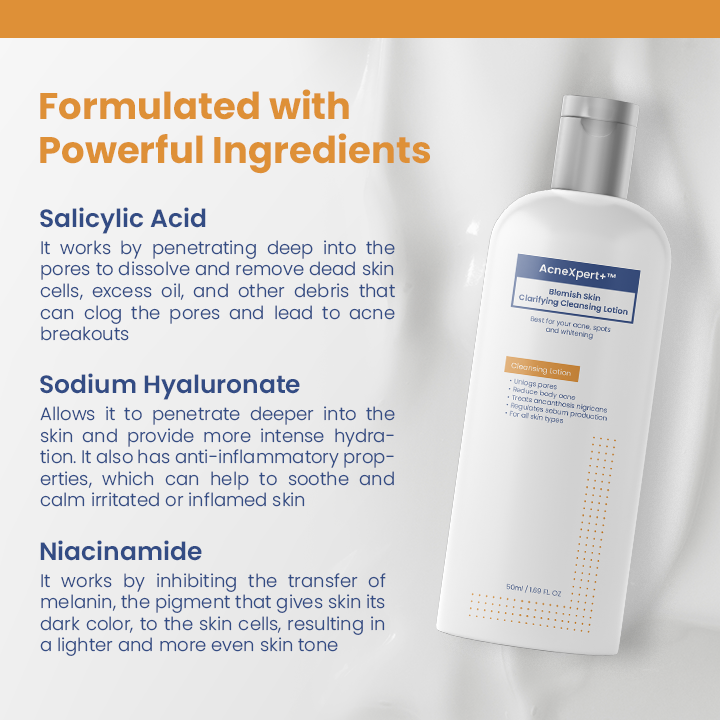 AcneXpert+™ Blemish Skin Clarifying Cleansing Lotion