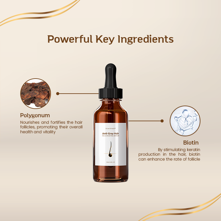 SilverShield™ Anti-Gray Hair Rejuvenating Serum