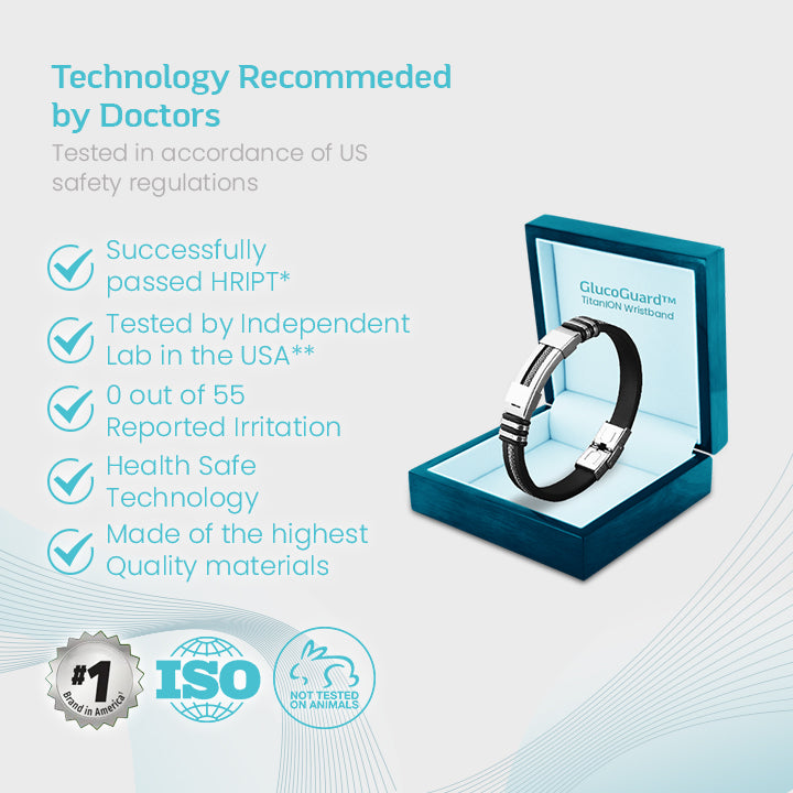GlucoGuard™ TitanION Wristband