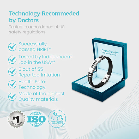 GlucoGuard™ TitanION Wristband