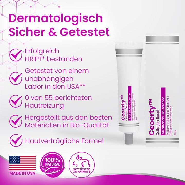 Ceoerty™ Collagen Boost Straffende Halscreme