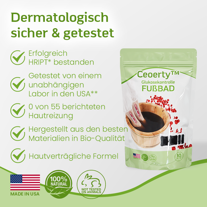 Ceoerty™ Glukosekontrolle Fußbad