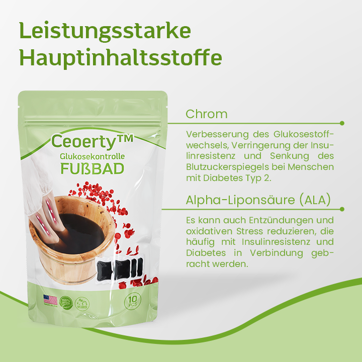 Ceoerty™ Glukosekontrolle Fußbad