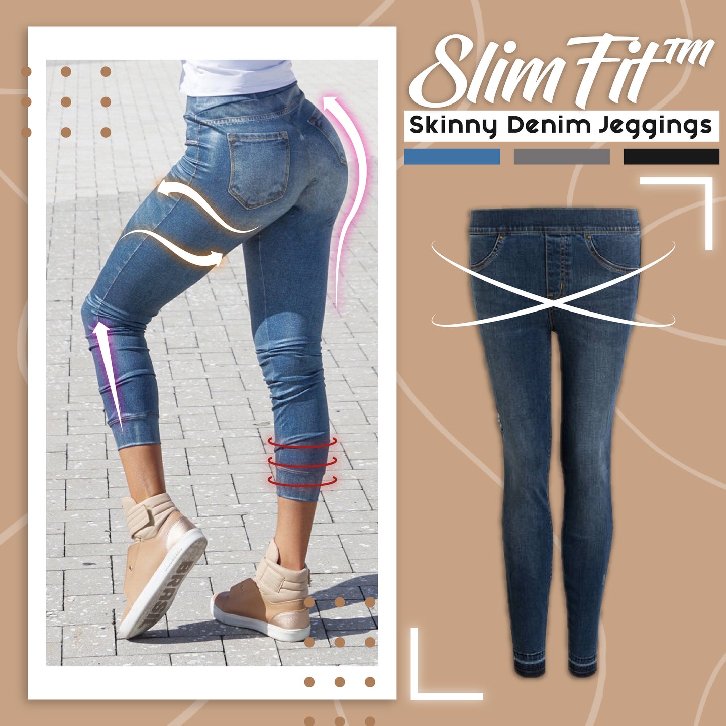 SlimFit™ Skinny Denim Jeggings