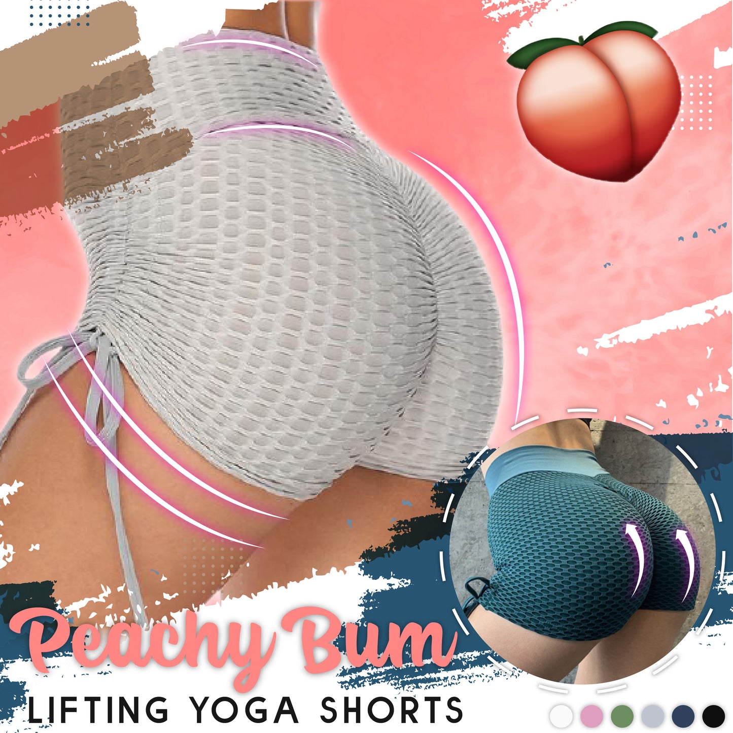 Peachy Bum Lifting Yoga Shorts