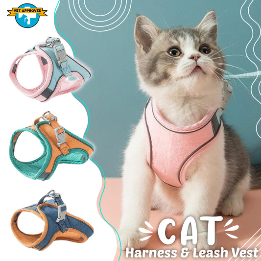 Cat Harness & Leash Vest