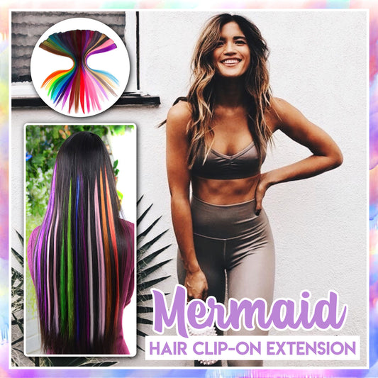 Mermaid Hair Clip-On Extension