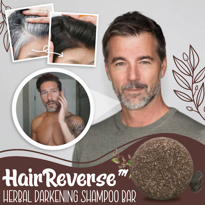 HairReverse™ Herbal Darkening Shampoo Bar
