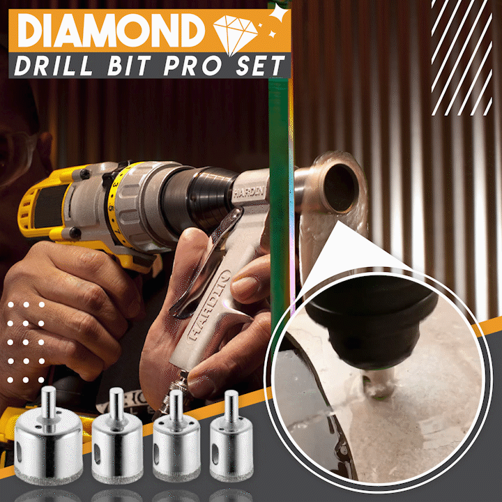 Diamond Drill Bit Pro Set (10pcs)