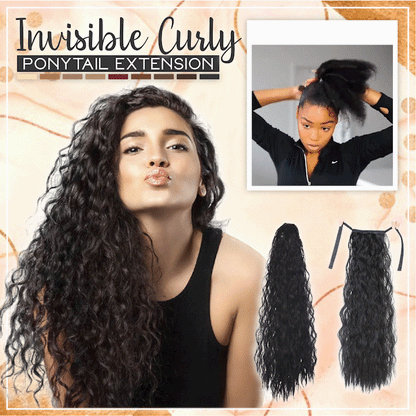 Invisible Curly Ponytail Extension