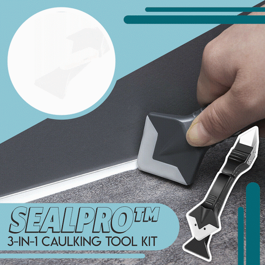 SealPro™ 3-in-1 Caulking Tool Kit