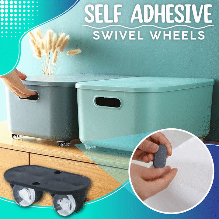Self-Adhesive Swivel Wheels