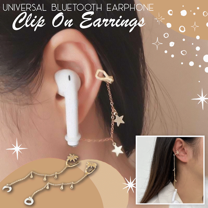 Universal Bluetooth Earphone Clip-on Earrings