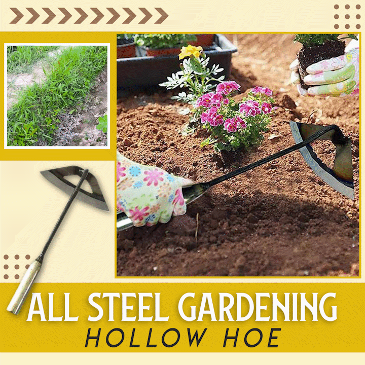 All-Steel Gardening Hollow Hoe