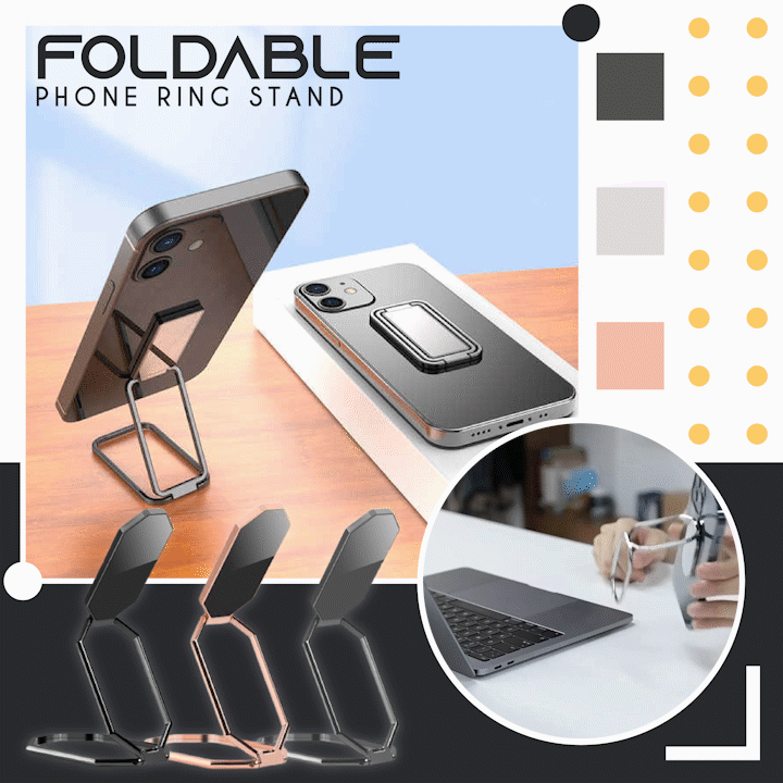 Foldable Phone Ring Stand