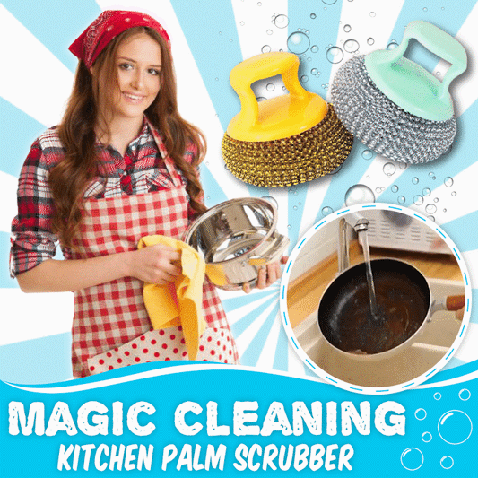 Magic Cleaning Kitchen Palm Scrubber