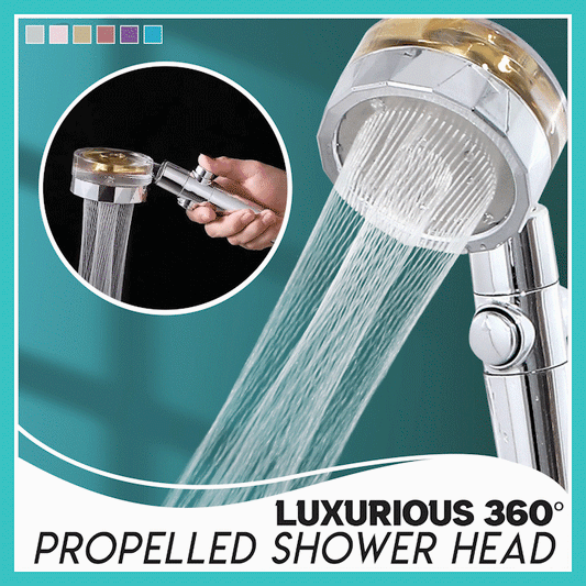Luxurious 360° Propelled Shower Head