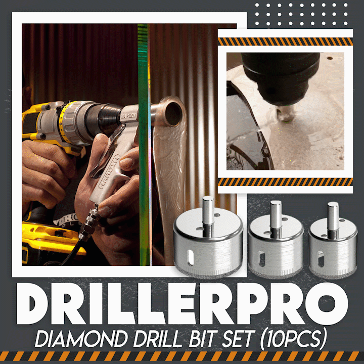 DrillerPro™ Diamond Drill Bit Set (10pcs)